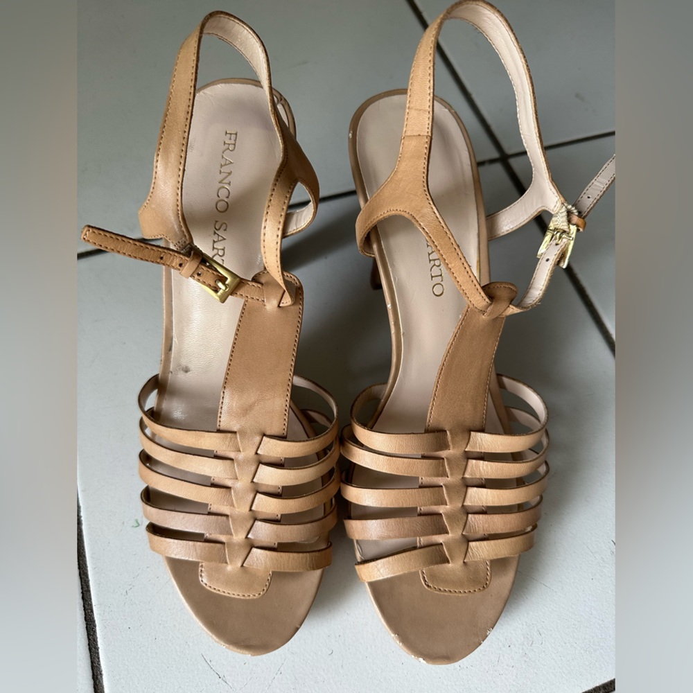 Franco Sarto Heeled Platform Sandals